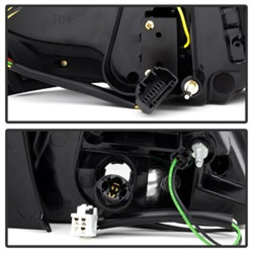 Spyder 07-11 Lexus GS 350 LED Tail Lights Black ALT-YD-LGS06-LED-BK OffRoadUSA.com