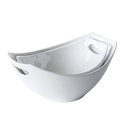 Better Homes & Gardens Set of Two Large and Medium Handled Serve Bowls EasyOptionXY LLC