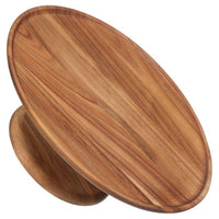 Better Homes & Gardens Acacia Wood Round Cake Stand EasyOptionXY LLC