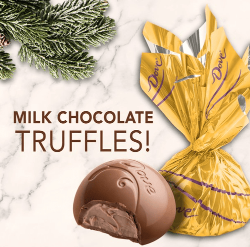 Dove Christmas Stocking Stuffers Milk Chocolate Candy Truffles Tube EasyOptionXY LLC
