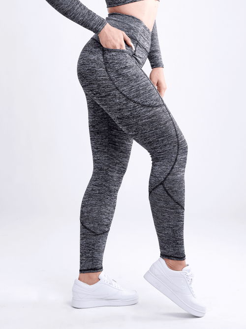JupiterGear High-Waisted Classic Gym Leggings with Side Pockets Jupiter Gear
