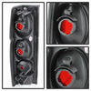 Spyder Nissan Hardbody 86-97 Euro Style Tail Lights Black Smoke ALT-YD-NH86-BSM OffRoadUSA.com