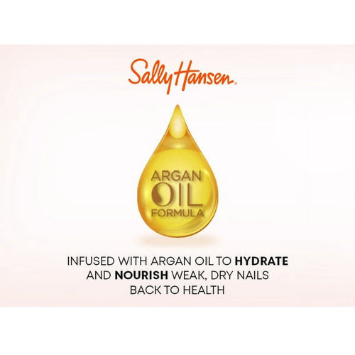 Sally Hansen Color Therapy Nail Polish, Pink I'll Sleep In, 0.5 oz, Restorative, Argan Oil Formula EasyOptionXY LLC