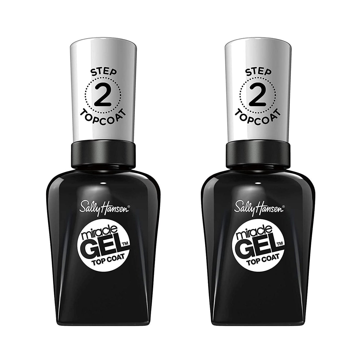 (2-Pack) Sally Hansen Miracle Gel, Top Coat, 0.5 oz EasyOptionXY LLC