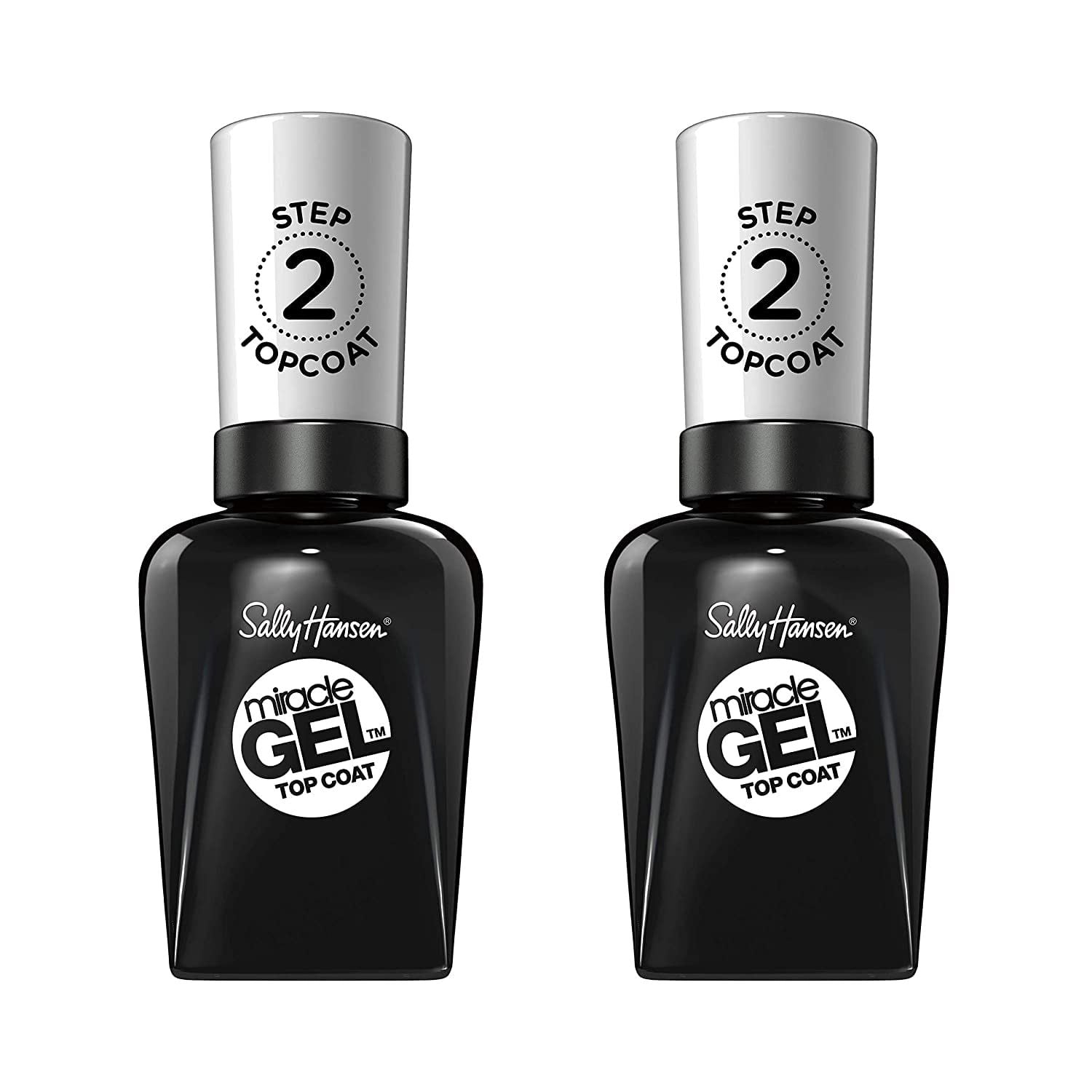 (2-Pack) Sally Hansen Miracle Gel, Top Coat, 0.5 oz EasyOptionXY LLC