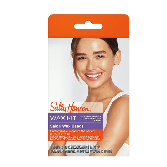 Sally Hansen Salon Wax Beads Kit For Face, Bikini & Other Sensitive Areas, 1.25 oz EasyOptionXY LLC