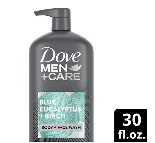 Dove Men+Care Elements Blue Eucalyptus+Birch Liquid Body Wash Cleanser; 30 oz EasyOptionXY LLC