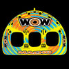 WOW Sports Macho 1-3 Person Towable Water Tube For Pool and Lake (16-1030) Jupiter Gear
