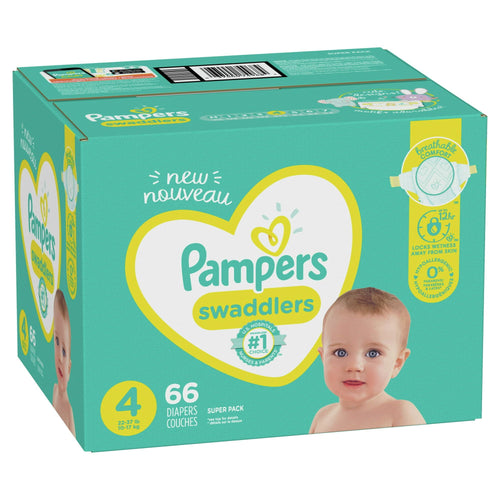 Pampers Swaddlers Diapers Size 4, 66 Count EasyOptionXY LLC