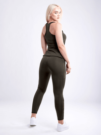 JupiterGear High-Waisted Pilates Leggings with Side Pockets & Mesh Panels Jupiter Gear