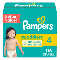 Pampers Swaddlers Diapers Size 4, 116 Count EasyOptionXY LLC