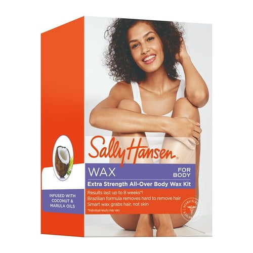 Sally Hansen Extra Strength All-Over Body Wax Hair Removal Kit, 1 Count, 8 Fl Oz, Salon Results, Long Lasting EasyOptionXY LLC