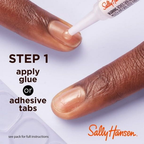 Sally Hansen Perfect Manicure Press on Nail Kit, Almond, Ride the Wave, 24pcs EasyOptionXY LLC
