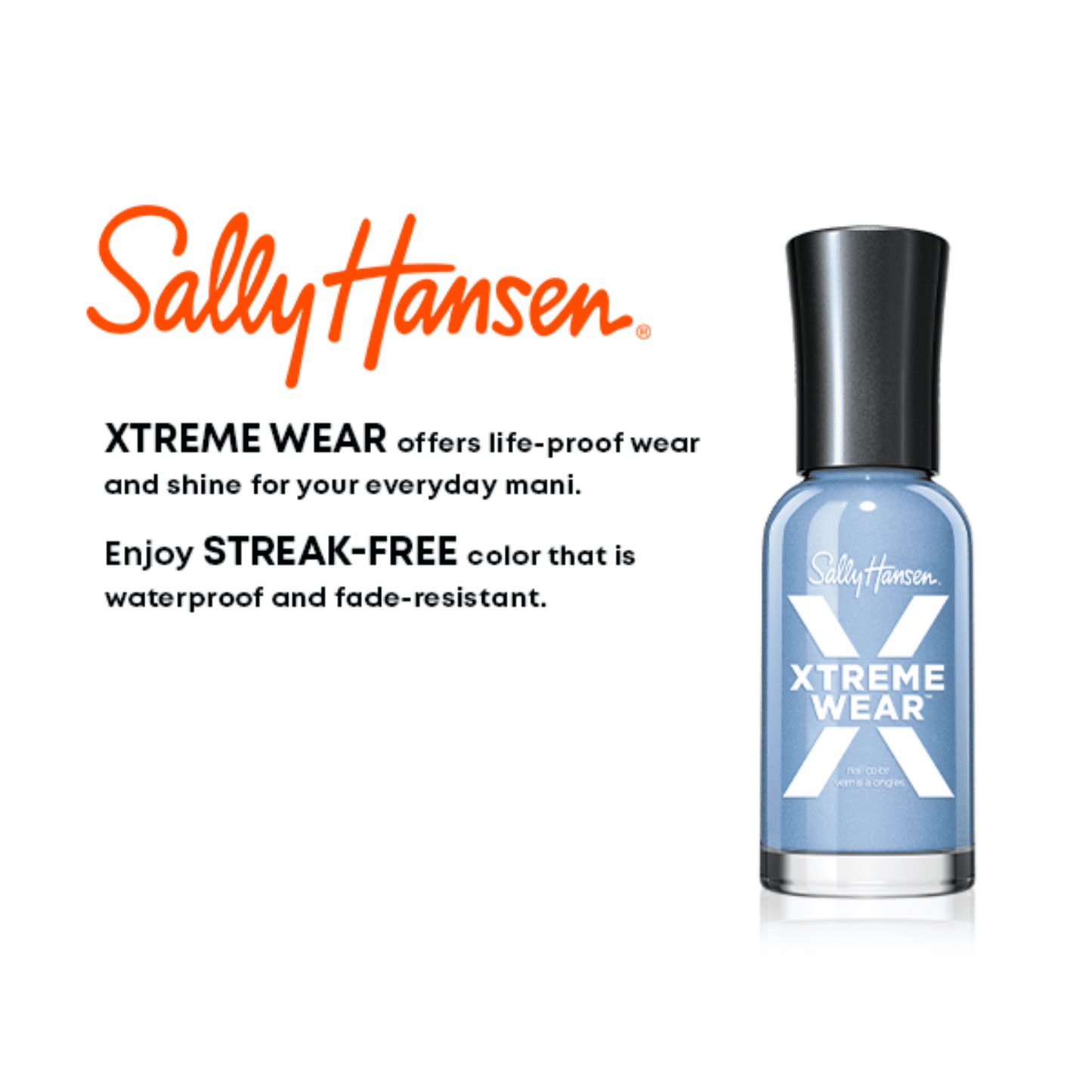 Sally Hansen Xtreme Wear Nail Polish, Disco Ball, 0.4 oz, Chip Resistant, Bold Color EasyOptionXY LLC