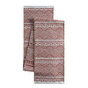 Better Homes & Gardens Geo Stripe Cotton Rich 14" x 90" Table Runner, Brick EasyOptionXY LLC