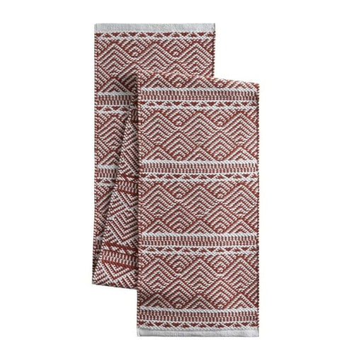 Better Homes & Gardens Geo Stripe Cotton Rich 14" x 90" Table Runner, Brick EasyOptionXY LLC