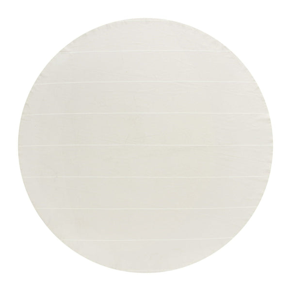 Better Homes and Gardens Woven Stripe Table Cloth - Beige - 70" Round EasyOptionXY LLC