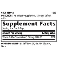 GNC VITAMIN D3 2000 IU, 180 Softgel Capsules, Supports calcium absorption to support healthy teeth and bones, Gluten Free EasyOptionXY LLC