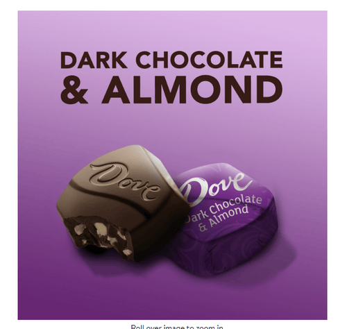 Dove Promises Dark Chocolate Almond Candy - 14.2 oz Bag EasyOptionXY LLC