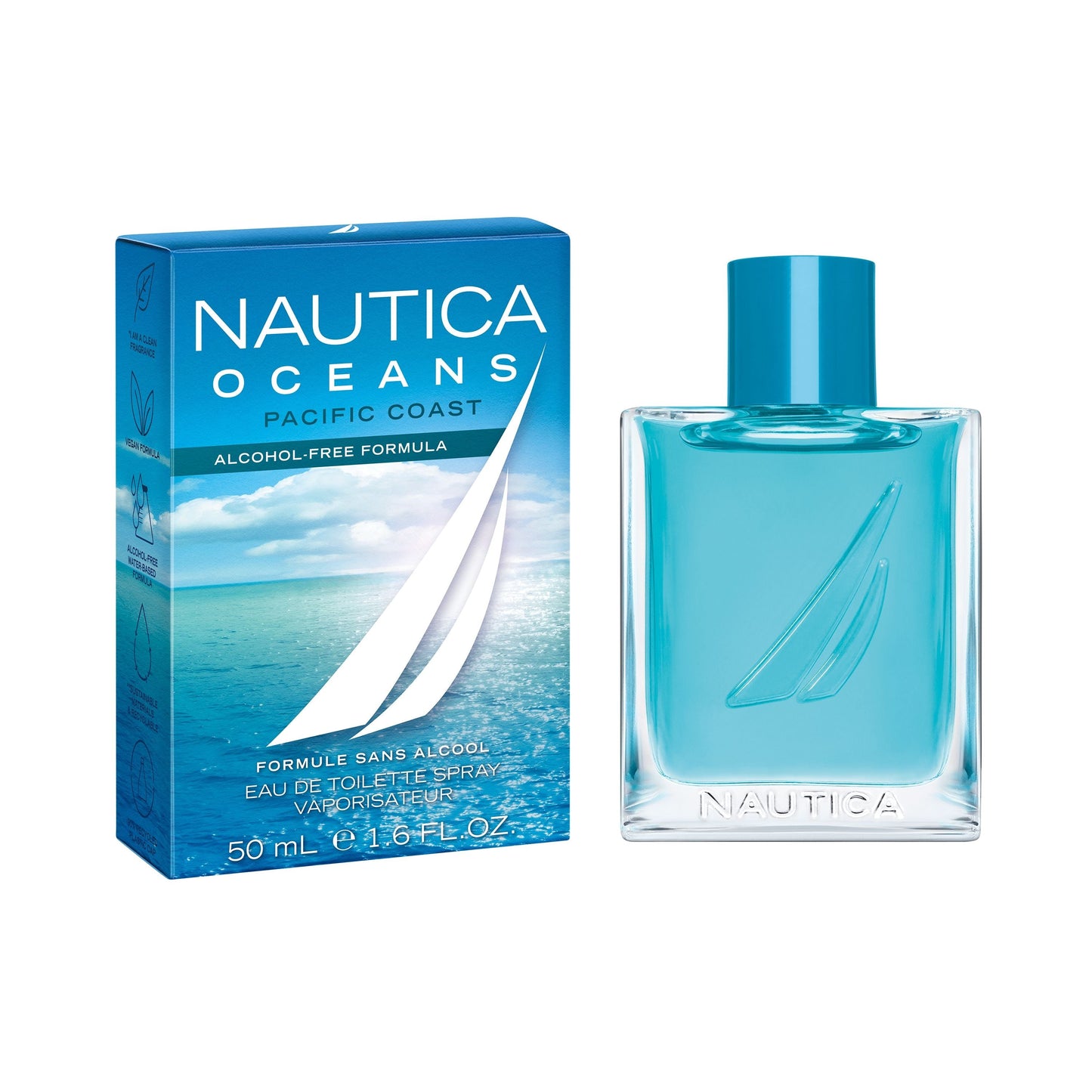 Nautica Pacific Oceans EDT, 1.6 fl oz, Men's Fragrance