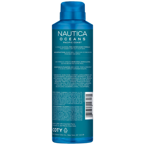 Nautica Pacific Oceans Men's Body Spray, 6 fl oz EasyOptionXY LLC