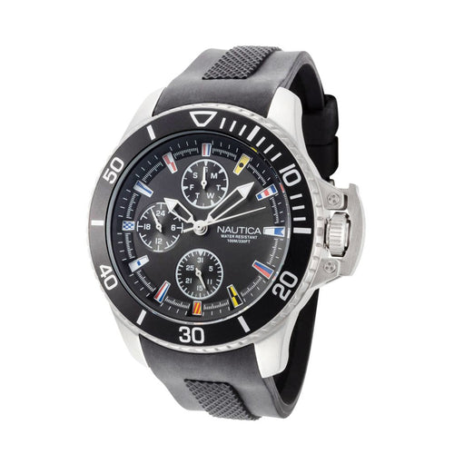 Nautica NAPBYS001 Bayside Multifunction Round Adult Male Watch EasyOptionXY LLC