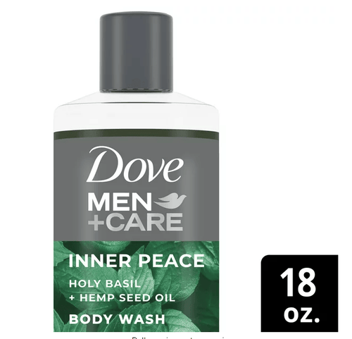 Dove Men+Care Face + Body Wash For Men Inner Peace Holy Basil + Hemp Seed Oil 18oz EasyOptionXY LLC