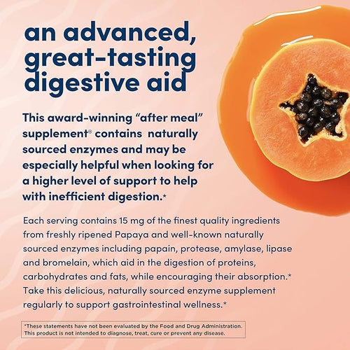 American Health Super Papaya Enzyme Plus 90 Chewable EasyOptionXY LLC