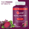 Qunol Blood Pressure Support Capsules, 1180mg, Beets, CoQ10, and Grape Seed, 60 Count EasyOptionXY LLC