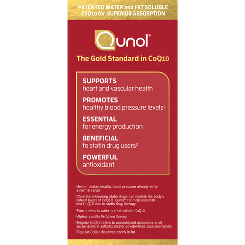 Qunol Mega Ubiquinol CoQ10 Softgels, 100mg, Superior Absorption, Antioxidant Supplement for Heart Health, Active Form of Coenzyme Q10, 60 Count EasyOptionXY LLC