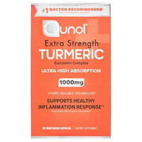 Qunol Turmeric Curcumin Capsules (60 Count) with Ultra High Absorption, 1000mg Joint Support Herbal Supplement EasyOptionXY LLC