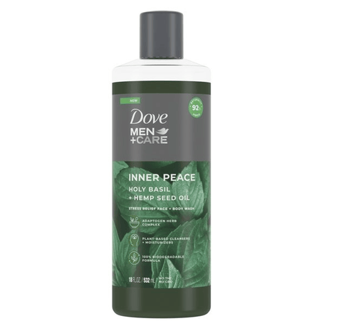 Dove Men+Care Face + Body Wash For Men Inner Peace Holy Basil + Hemp Seed Oil 18oz EasyOptionXY LLC
