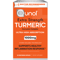 Qunol Turmeric Curcumin Capsules (30 Count) with Ultra High Absorption, 1000mg Joint Support Herbal Supplement EasyOptionXY LLC
