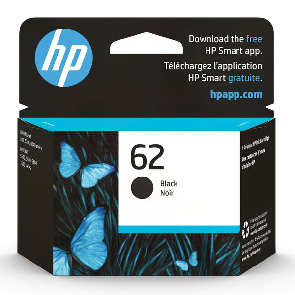 HP 62 Black Original Ink Cartridge (C2P04AN) EasyOptionXY LLC
