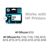 HP 952 Ink Cartridge, Black (F6U15AN) EasyOptionXY LLC