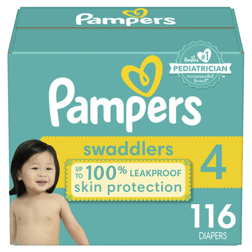 Pampers Swaddlers Diapers Size 4, 116 Count EasyOptionXY LLC