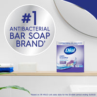 Dial Antibacterial Bar Soap, Calm & Soothe, Lavender & Jasmine Scent, 4 oz, 8 Bars EasyOptionXY LLC