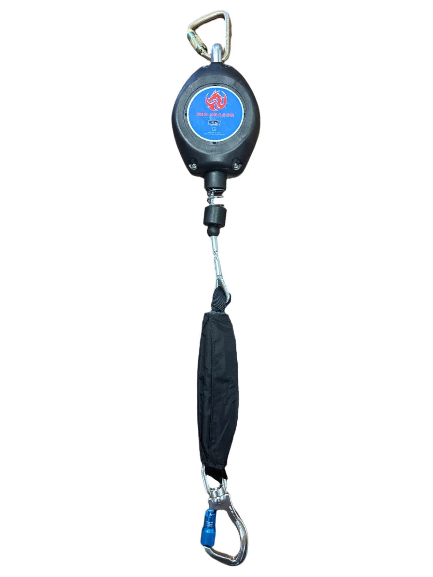 1" x 20 Ft Retractable Web Lifeline w/ Aluminum Carabiner & Hook | US-HPS20