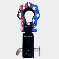 2'' Aluminum Hitch Receiver with Aluminum D-Shackle 9T (LIFETIME WARRANTY) MOJAB OFFROAD