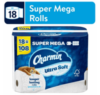 Charmin Ultra Soft Toilet Paper, 18 Super Mega Roll EasyOptionXY LLC