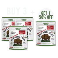 Bison Heart Crisps - 100% Grass-Fed/Finished