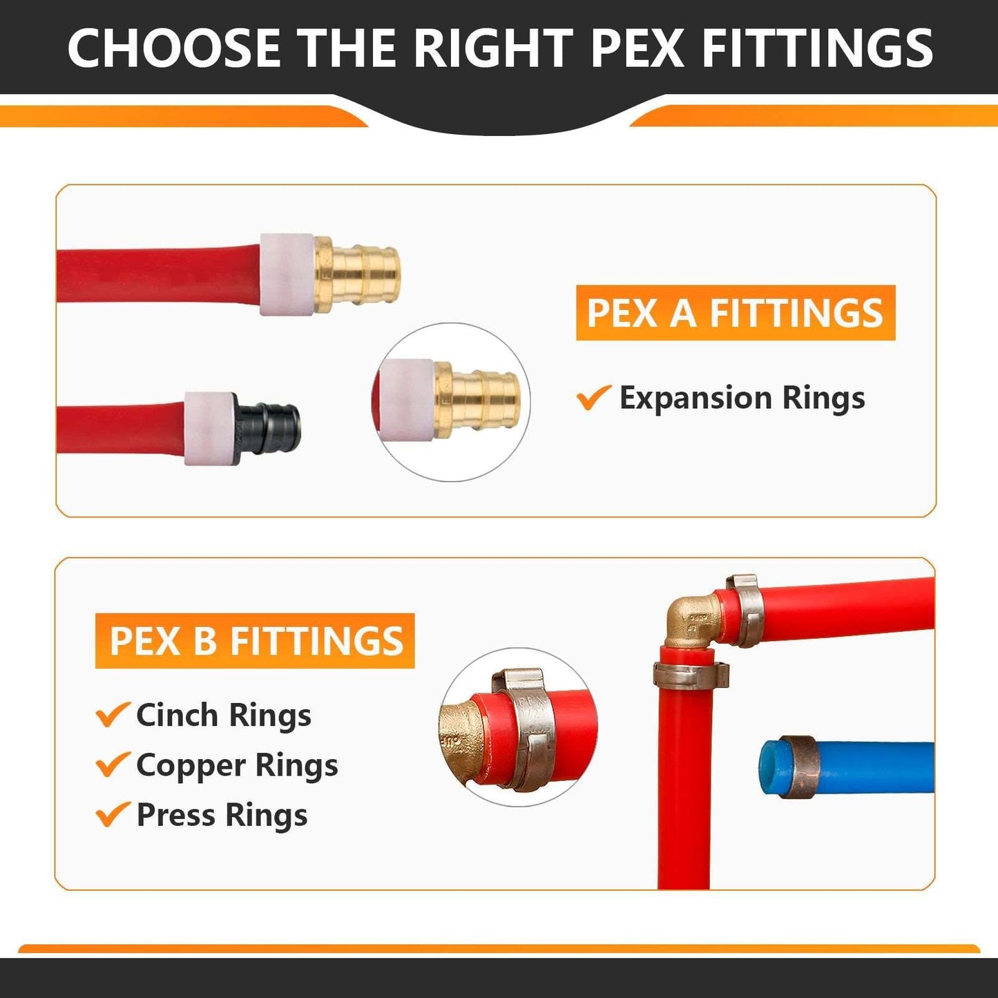 30 Pcs PEX A Expansion 3/4" PEX x 3/4" Male Threaded F1960 Adapter Wholesale