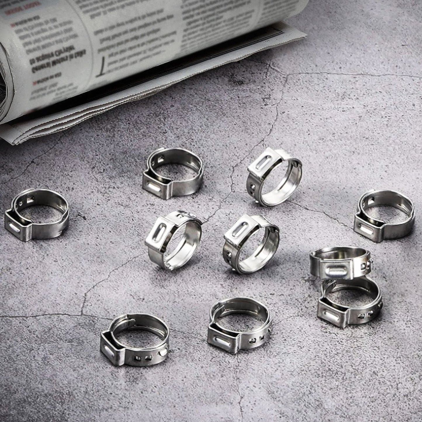 PEX Clamp Rings 1/2" (100) in Bottle