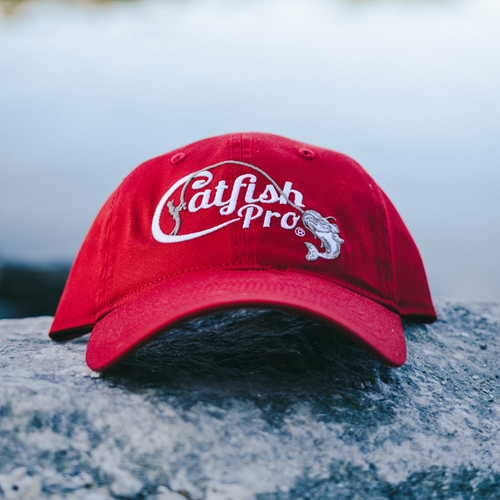 Catfish Pro Catfish Pro Tournament Series Red Dad Hat