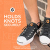 Orange Knot Bow Clip Shoelace Accessory The Original Stretchlace