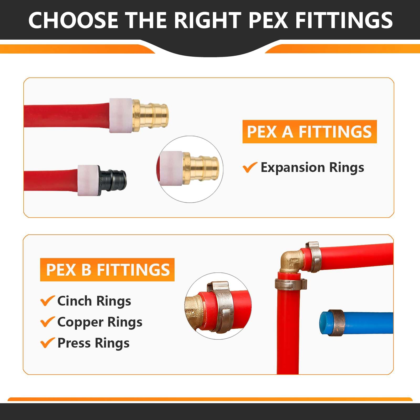 PEX A Expansion 1/2" x 1/2" Female NPT Drop Ear Elbow (Lead Free) Plumbingsell