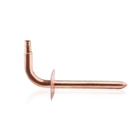 PEX Crimp 1/2" 8" Copper Stub with Wall Flang Plumbingsell
