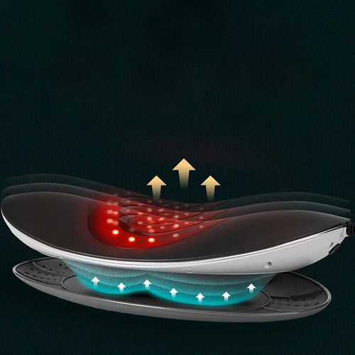 Bella2Bello Wilton Professional Lower Back Stretcher & Massager with Heat Function (Black) US-10374 Jupiter Gear