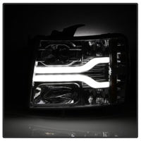 Spyder Chevy Silverado 1500 07-13 Version 3 Projector Headlights - Chrome PRO-YD-CS07V3-LBDRL-C OffRoadUSA.com