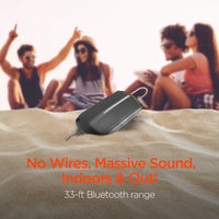 HyperGear Wave Water Resistant Wireless Speaker with Extended Battery Life (WATER-PRNT) Jupiter Gear